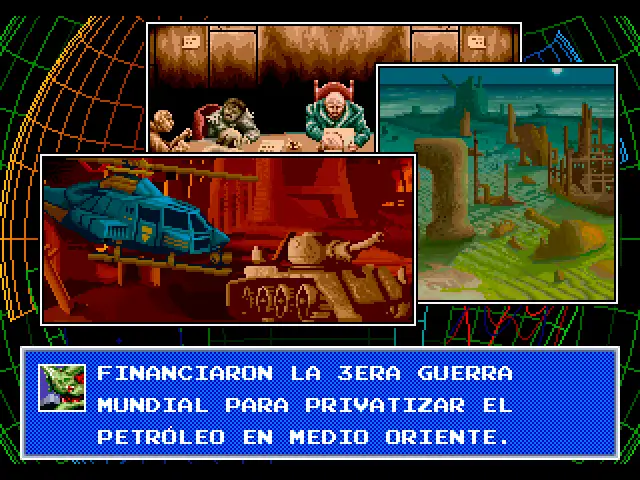 Dr. Negishi explicando las causas de la 3era guerra mundial que dio inicio al nuevo orden del mundo