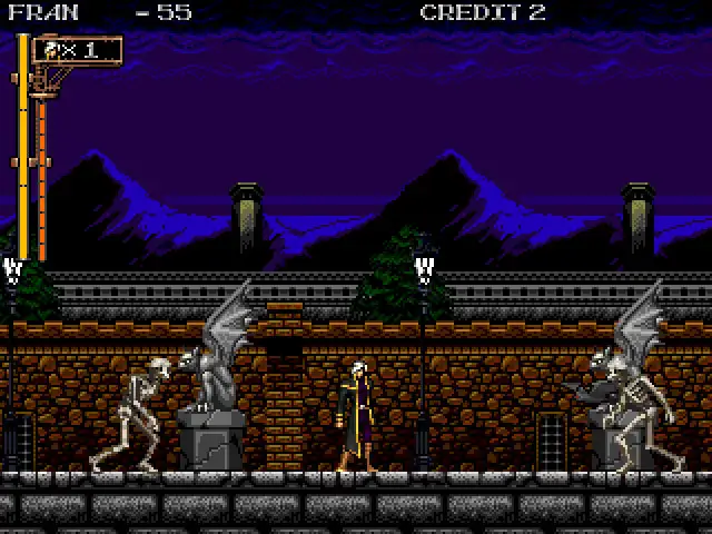 Francis Bloodrose ingresando al castillo aún sin nombre de este nuevo fan game xd.
